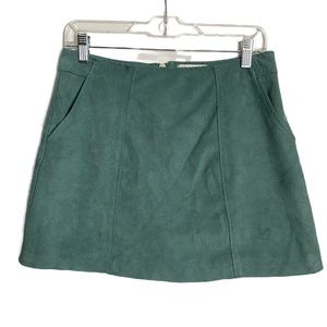 Kendall + Kyle suede mini skirt